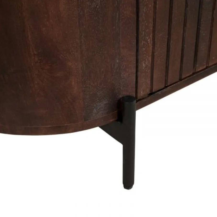 Dressoirs< Dressoir Viktor Donkerbruin - 115x80x40 cm
