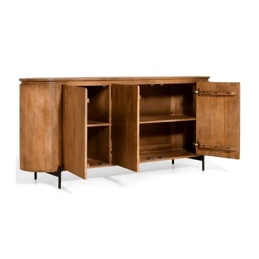 Dressoirs< Dressoir Viktor Lichtbruin - 180x80x40 cm