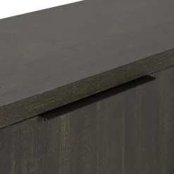 Dressoirs< Dressoir Zwanenburg Zwart - 225x90x48 cm