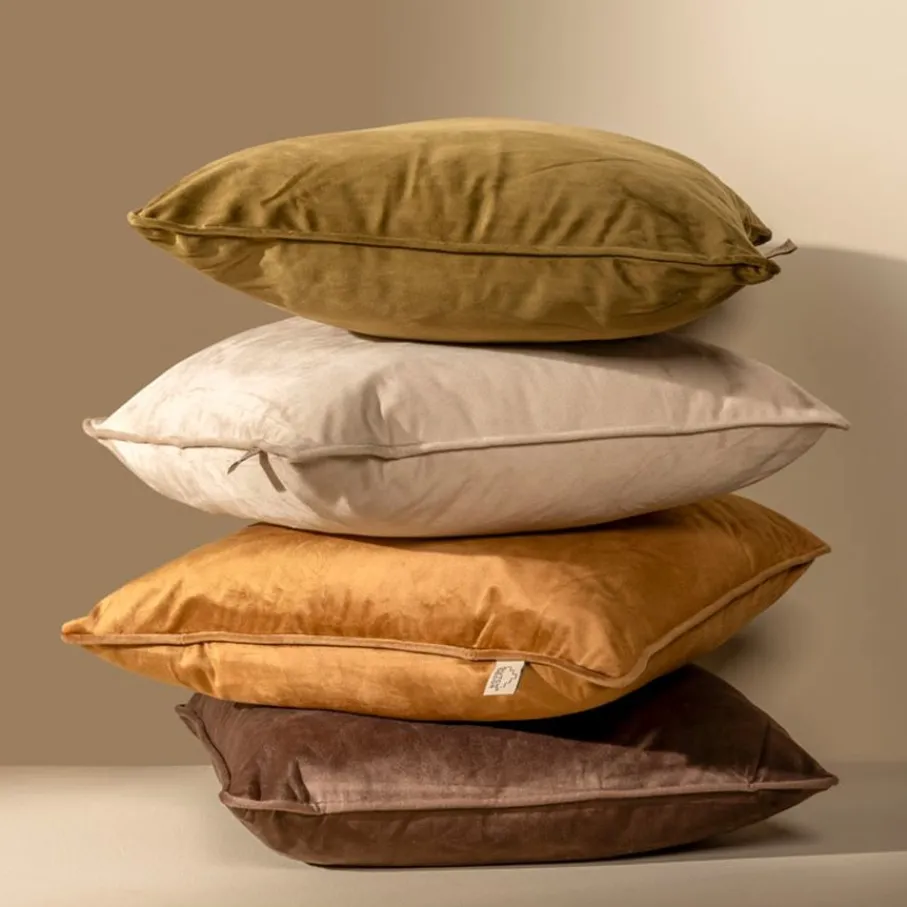 Sierkussens<Dutch Decor Sierkussen Finn Cognac - 45x45 cm