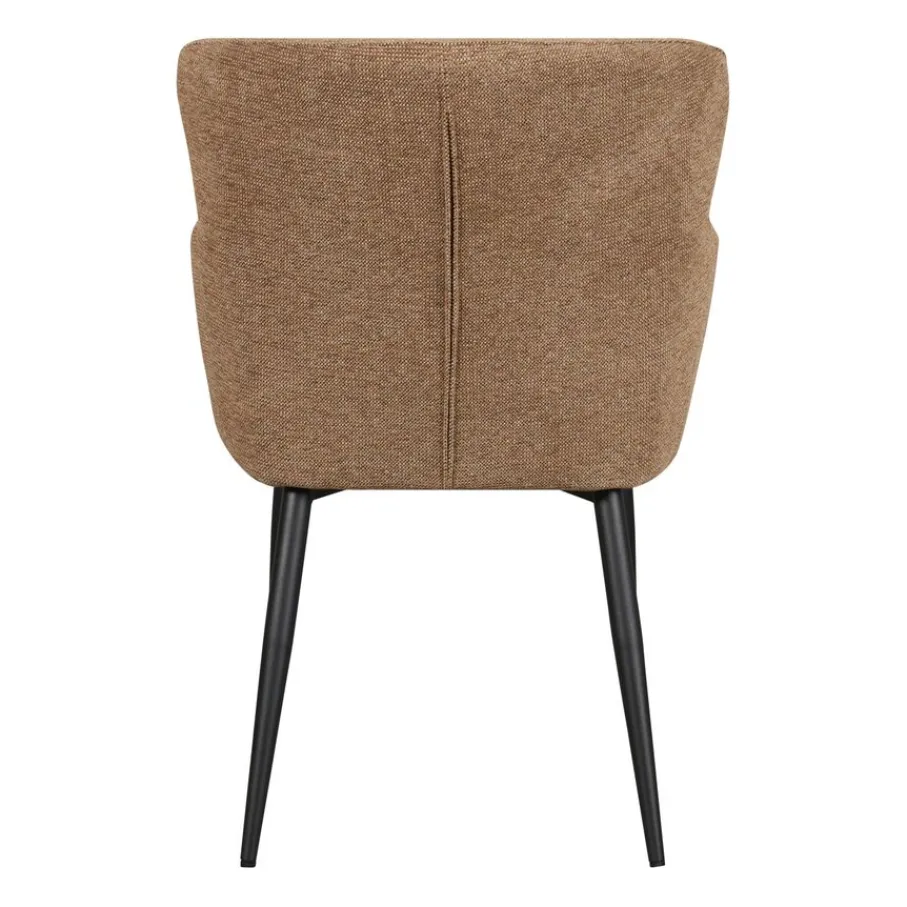Eetkamerstoelen< Eetkamerstoel Alba Hazelnootbruin