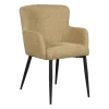 Eetkamerstoelen< Eetkamerstoel Alba Mosterdgeel