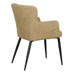 Eetkamerstoelen< Eetkamerstoel Alba Mosterdgeel