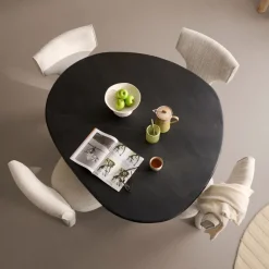 Eetkamerstoelen< Eetkamerstoel Alby Crème