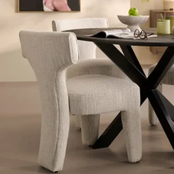 Eetkamerstoelen< Eetkamerstoel Alby Zand