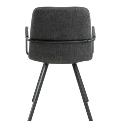 Eetkamerstoelen< Eetkamerstoel Asta Donkergrijs