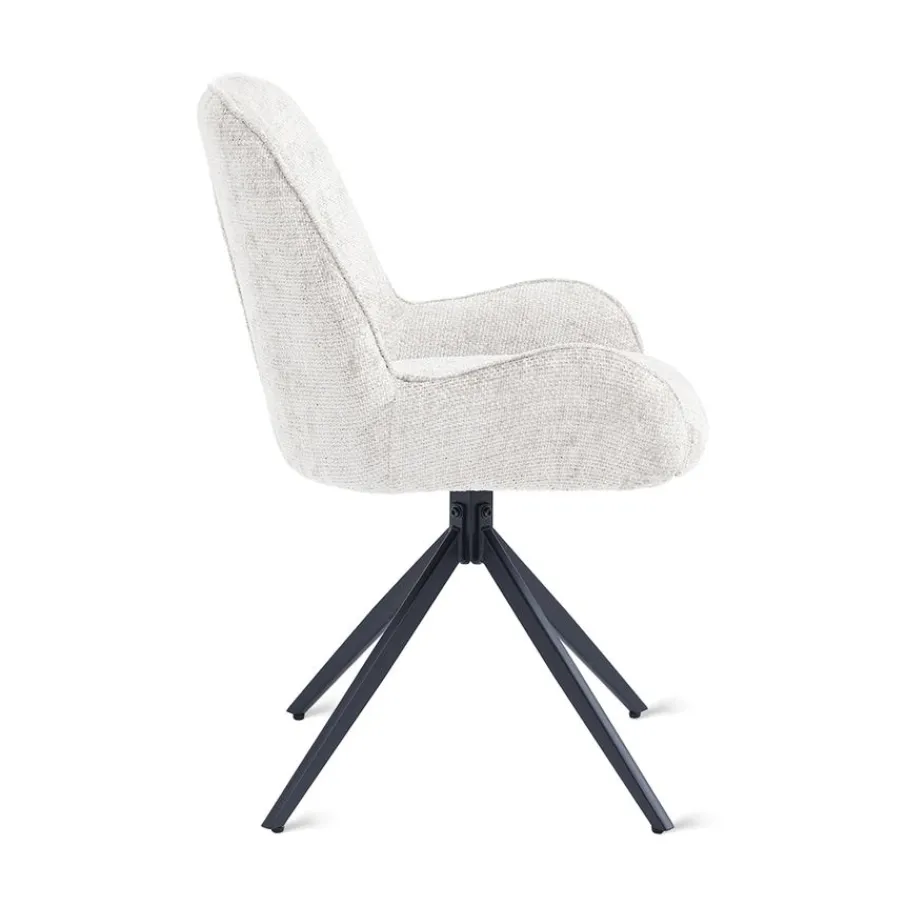 Eetkamerstoelen< Eetkamerstoel Berend Ivoor