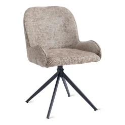 Eetkamerstoelen< Eetkamerstoel Berend Taupe