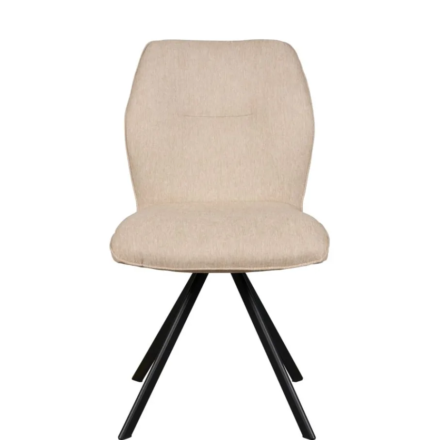 Eetkamerstoelen< Eetkamerstoel Bjorna Beige