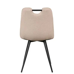 Eetkamerstoelen< Eetkamerstoel Bree Beige