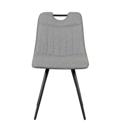 Eetkamerstoelen< Eetkamerstoel Bree Grijs