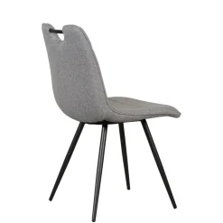 Eetkamerstoelen< Eetkamerstoel Bree Grijs