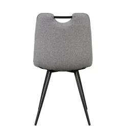 Eetkamerstoelen< Eetkamerstoel Bree Grijs