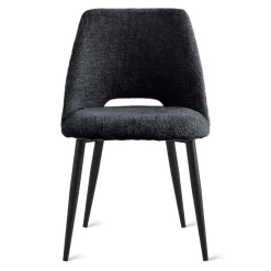 Eetkamerstoelen< Eetkamerstoel Brogan Antraciet