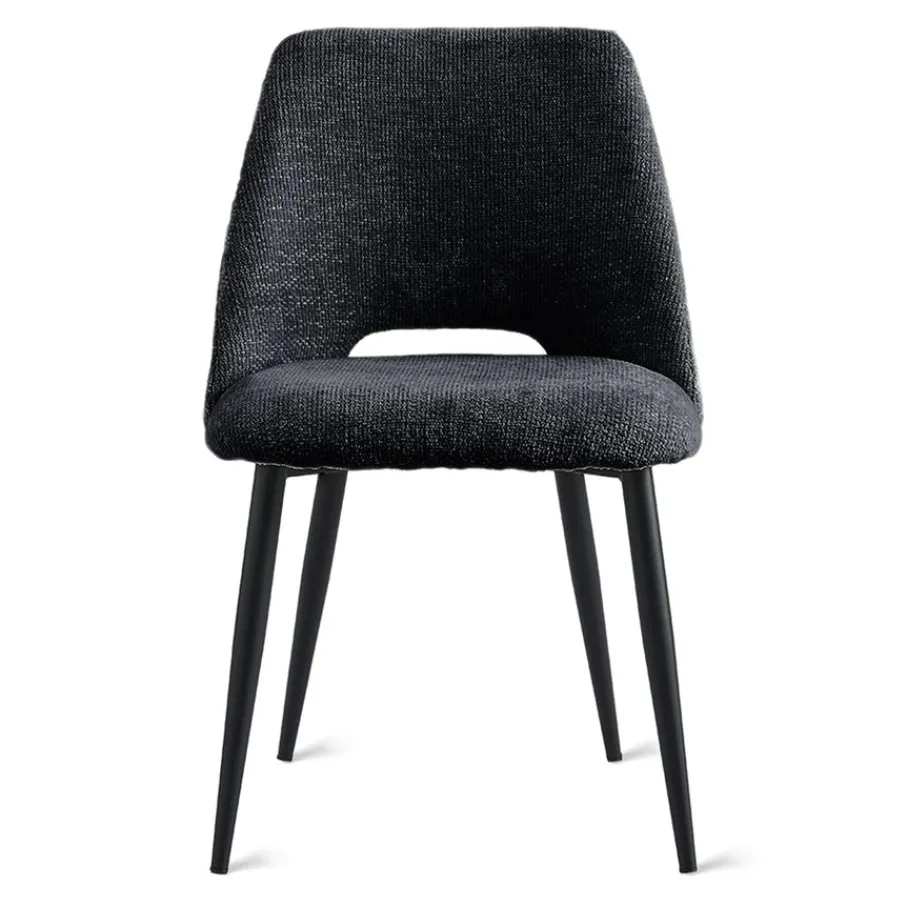 Eetkamerstoelen< Eetkamerstoel Brogan Antraciet