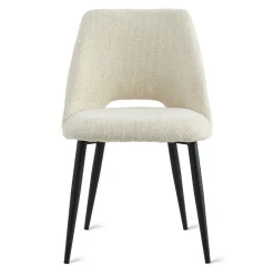 Eetkamerstoelen< Eetkamerstoel Brogan Beige