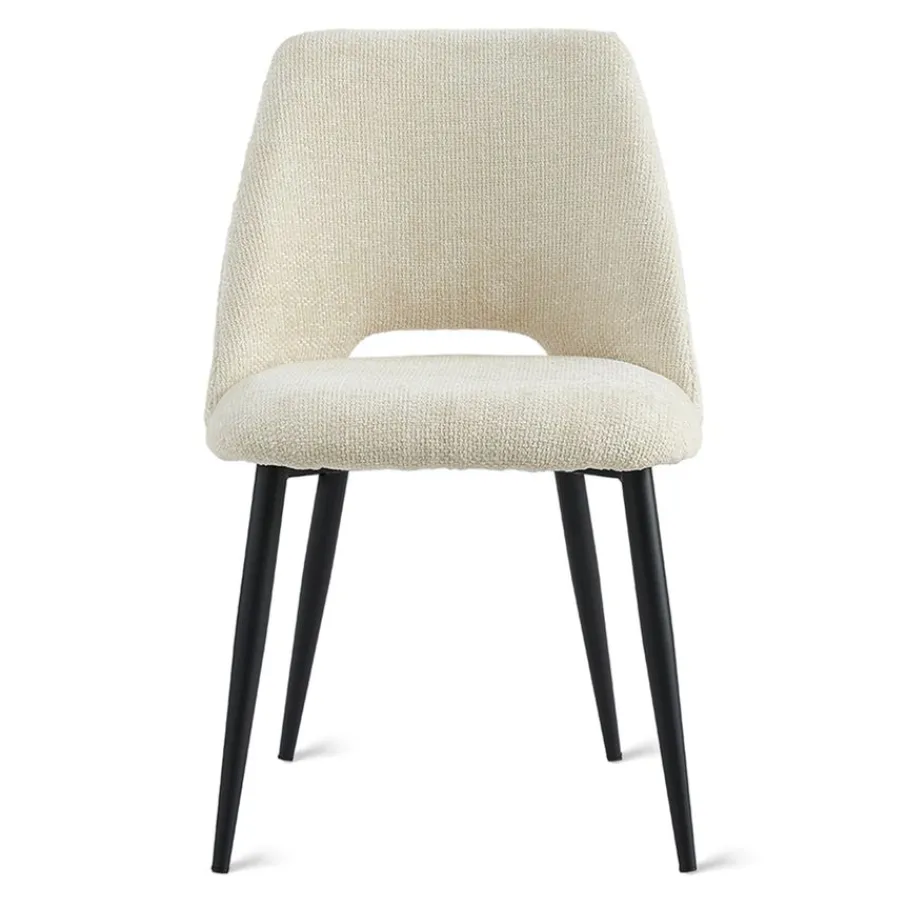 Eetkamerstoelen< Eetkamerstoel Brogan Beige