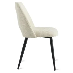 Eetkamerstoelen< Eetkamerstoel Brogan Beige