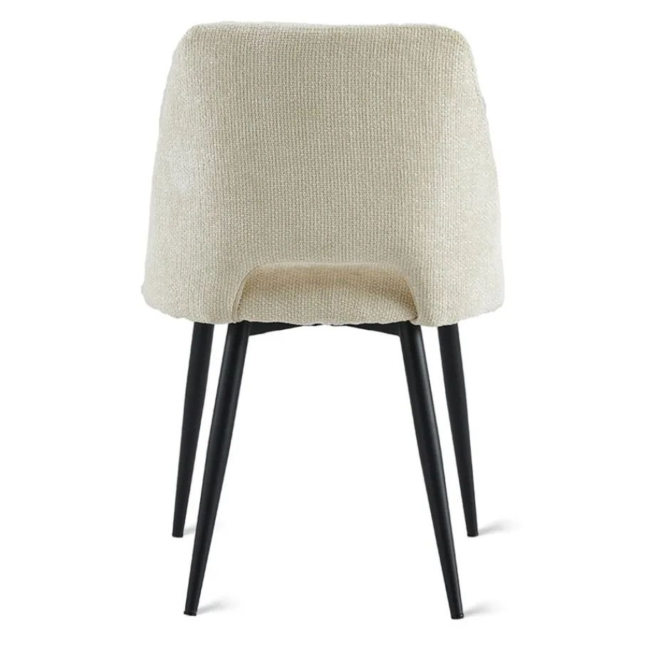 Eetkamerstoelen< Eetkamerstoel Brogan Beige