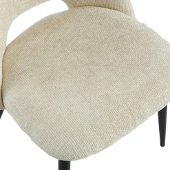 Eetkamerstoelen< Eetkamerstoel Brogan Beige