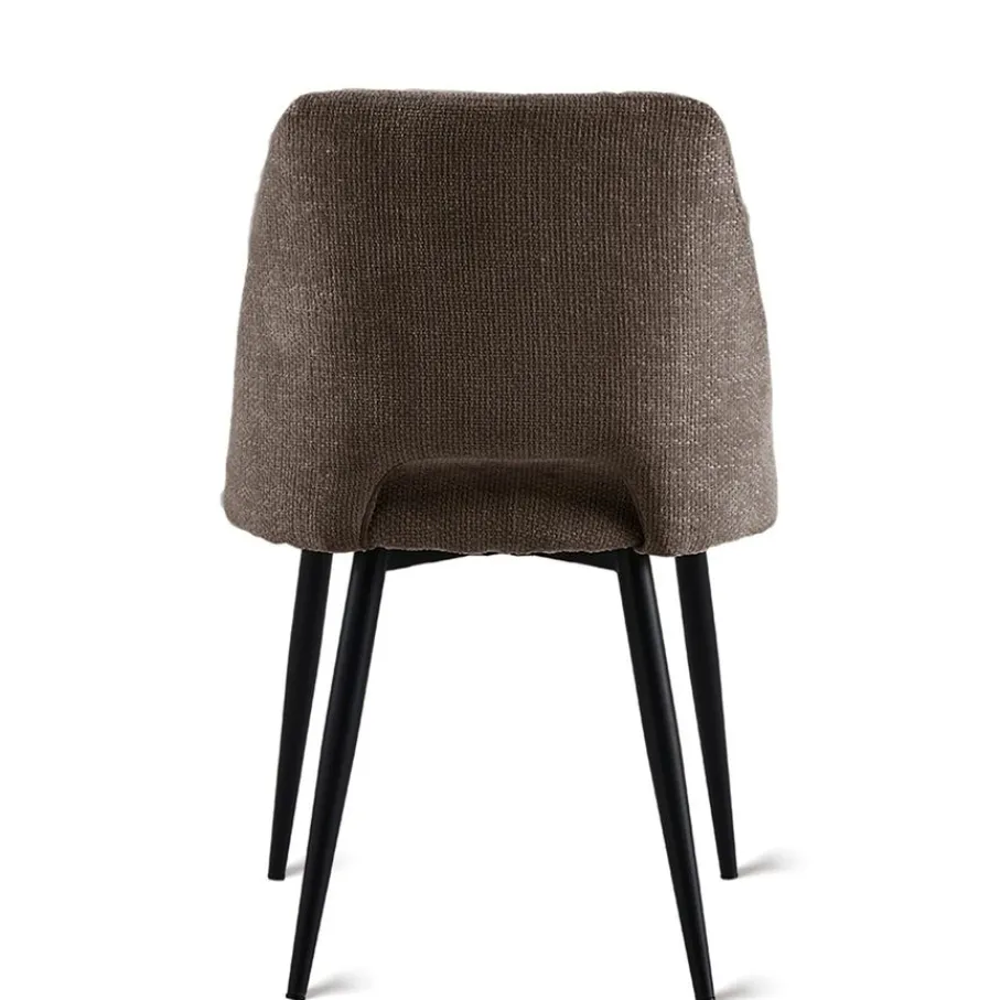 Eetkamerstoelen< Eetkamerstoel Brogan Bruin