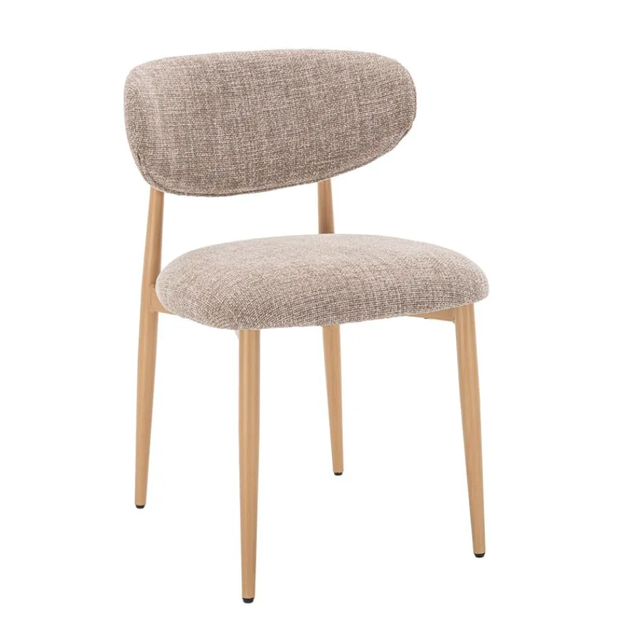 Eetkamerstoelen< Eetkamerstoel Cleo Beige