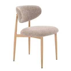 Eetkamerstoelen< Eetkamerstoel Cleo Beige