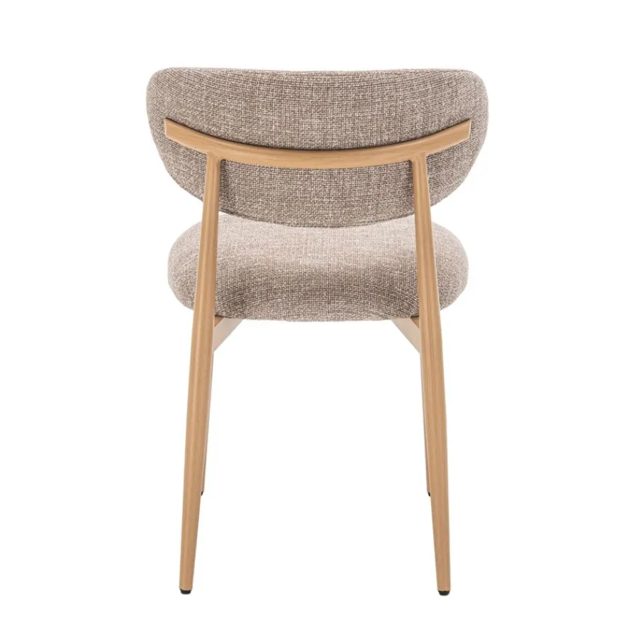 Eetkamerstoelen< Eetkamerstoel Cleo Beige