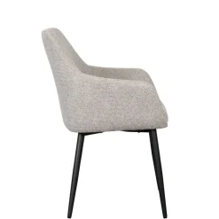 Eetkamerstoelen< Eetkamerstoel Dinant Taupe