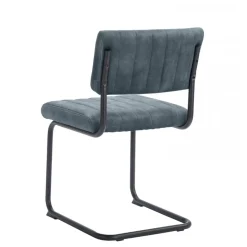 Eetkamerstoelen< Eetkamerstoel Epse Blauw