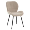 Eetkamerstoelen< Eetkamerstoel Flor Beige
