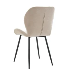 Eetkamerstoelen< Eetkamerstoel Flor Beige