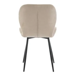 Eetkamerstoelen< Eetkamerstoel Flor Beige