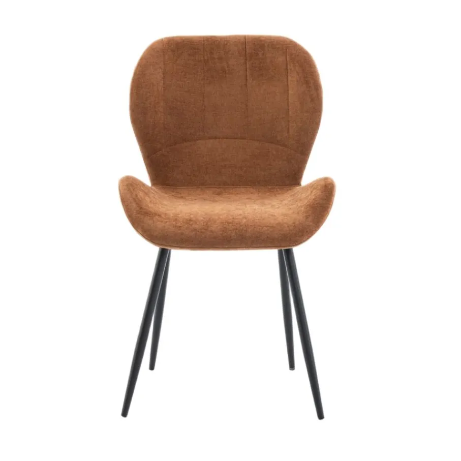 Eetkamerstoelen< Eetkamerstoel Flor Camel