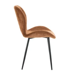 Eetkamerstoelen< Eetkamerstoel Flor Camel