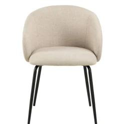 Eetkamerstoelen< Eetkamerstoel Frode Beige