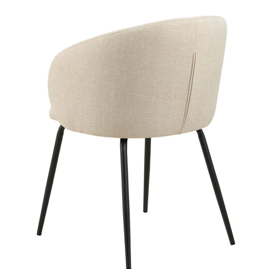 Eetkamerstoelen< Eetkamerstoel Frode Beige