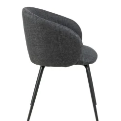 Eetkamerstoelen< Eetkamerstoel Frode Donkergrijs