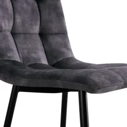 Eetkamerstoelen< Eetkamerstoel Garret Antraciet