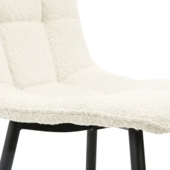 Eetkamerstoelen< Eetkamerstoel Garret Crème