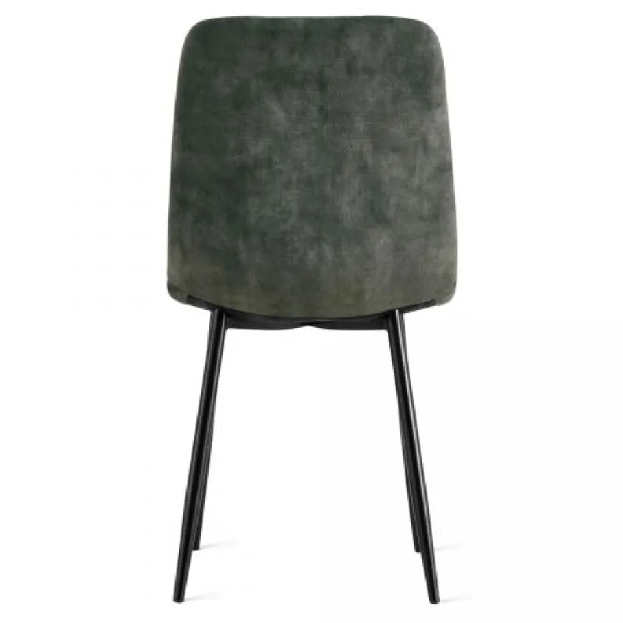 Eetkamerstoelen< Eetkamerstoel Garret Donkergroen