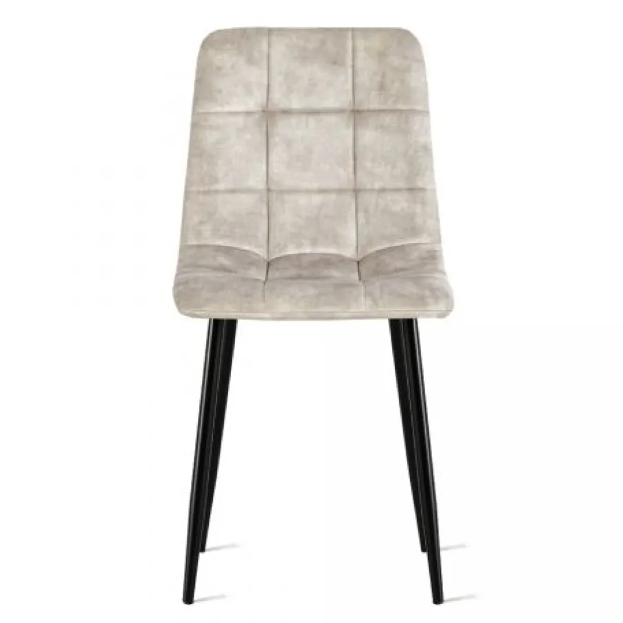 Eetkamerstoelen< Eetkamerstoel Garret Taupe