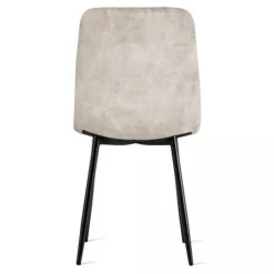 Eetkamerstoelen< Eetkamerstoel Garret Taupe