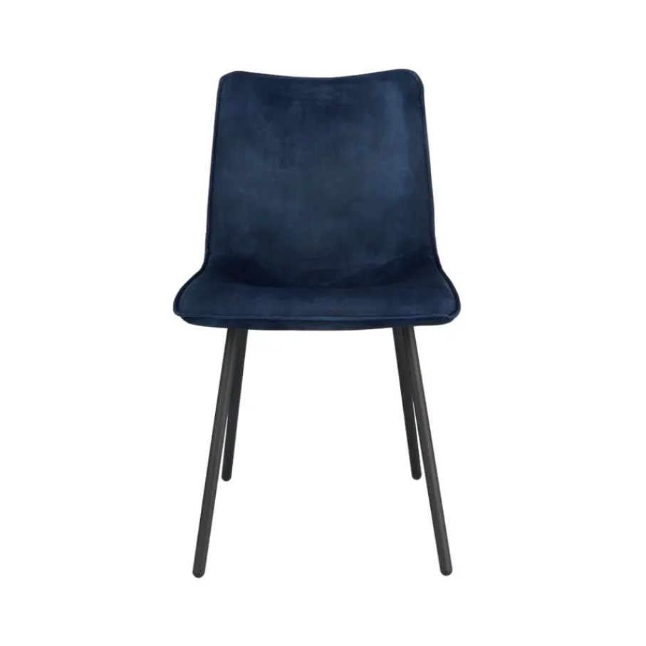 Eetkamerstoelen< Eetkamerstoel Hemert Blauw