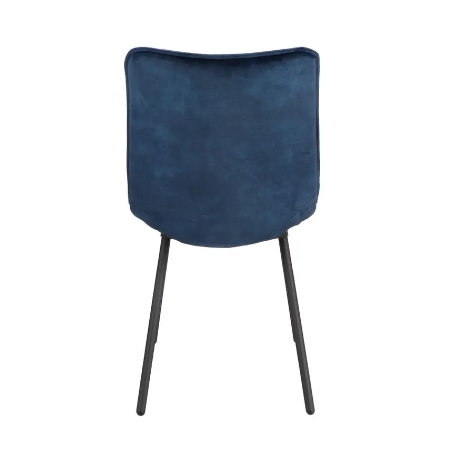 Eetkamerstoelen< Eetkamerstoel Hemert Blauw