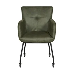Eetkamerstoelen< Eetkamerstoel Hemse Groen