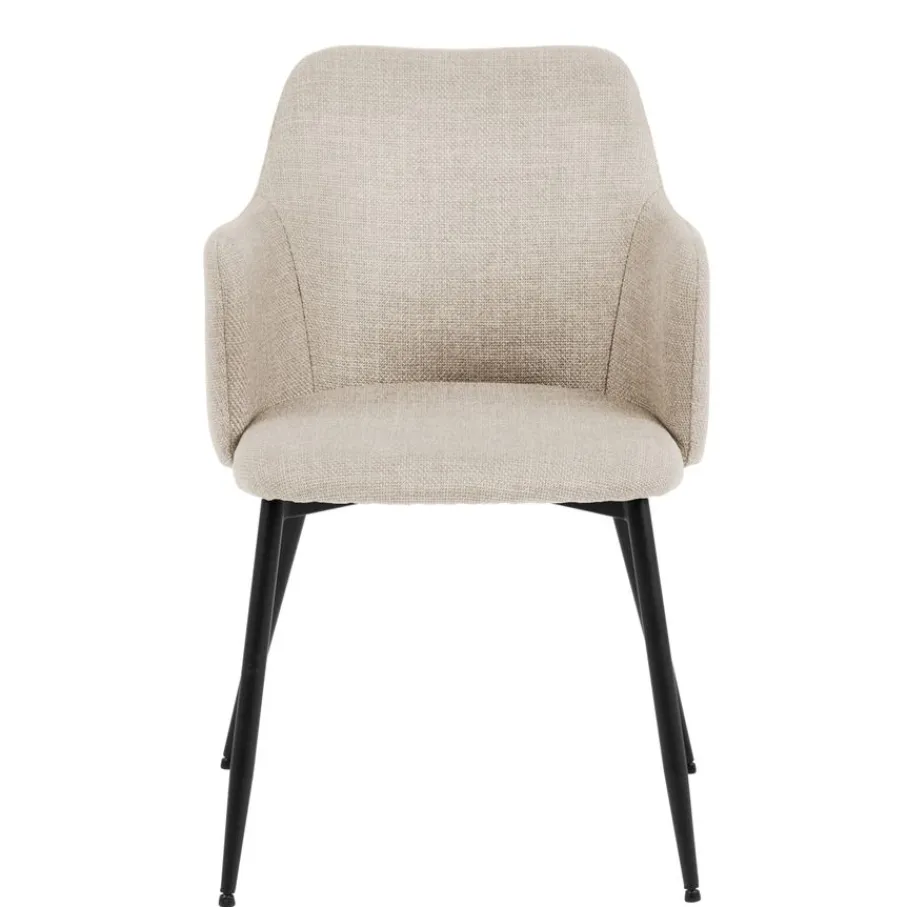 Eetkamerstoelen< Eetkamerstoel Iben Beige