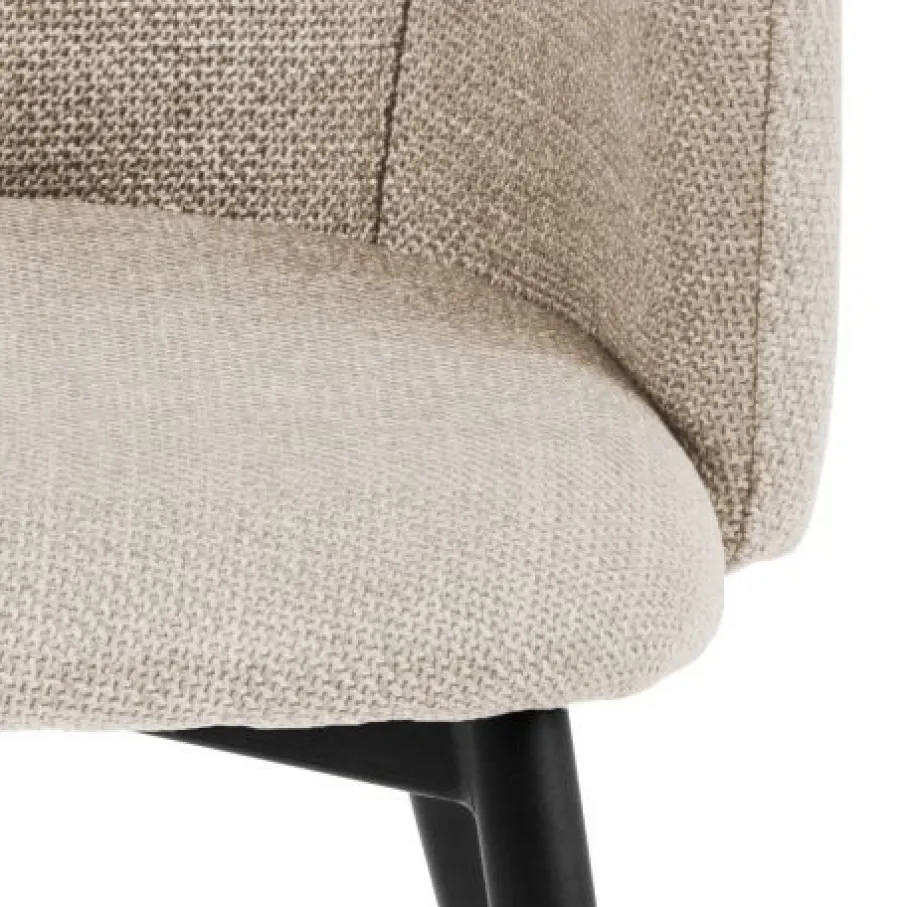 Eetkamerstoelen< Eetkamerstoel Iben Beige