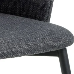 Eetkamerstoelen< Eetkamerstoel Iben Donkergrijs