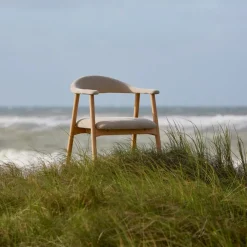 Eetkamerstoelen< Eetkamerstoel Ingmar Beige